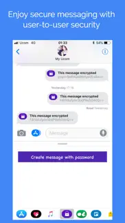 isecure - secure messaging iphone screenshot 2