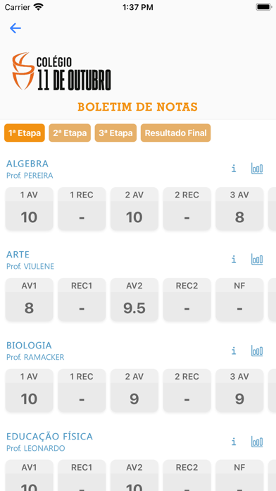 Colegio 11 de Outubro Screenshot