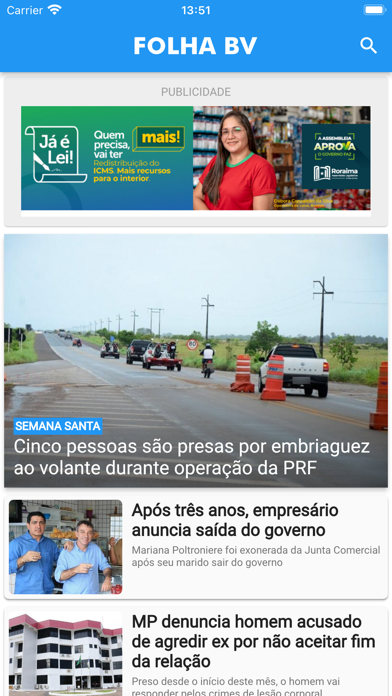 Folha BV Screenshot