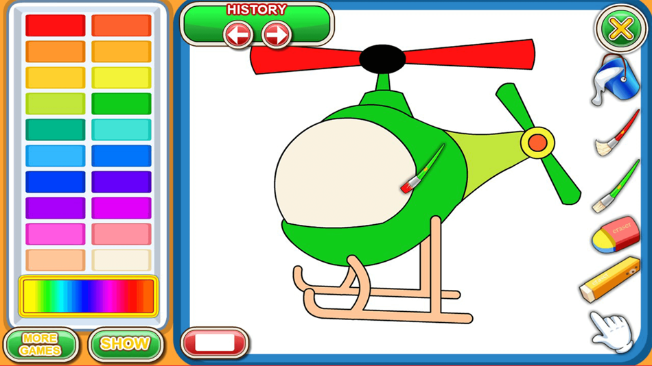 #8. My Coloring Pages Book Game (iOS) Przez: BWEB SARL