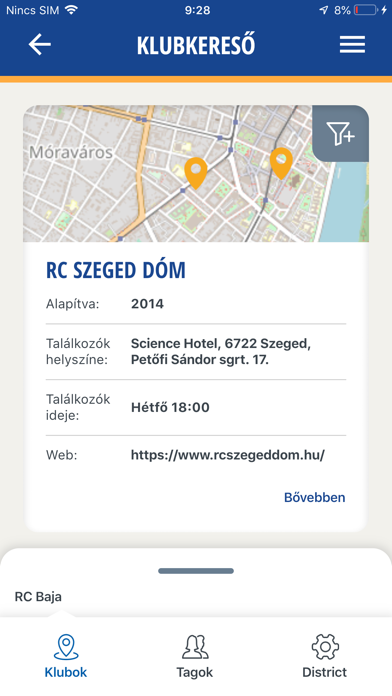 ROTARY Hungary District 1911 Screenshot