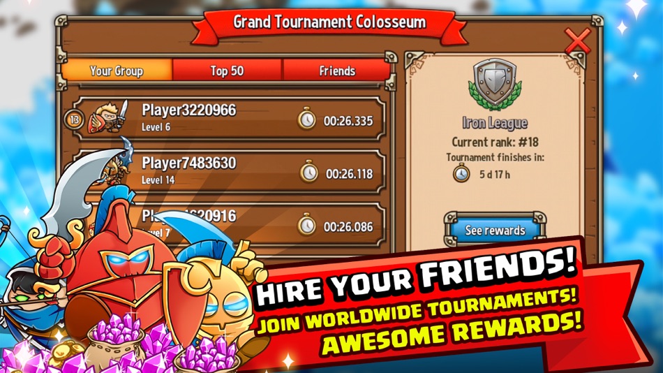 #4. Crazy Kings Tower Defense Game (iOS) 由: Animoca Brands