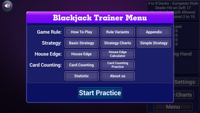 Blackjack Trainer: All in one Screenshot