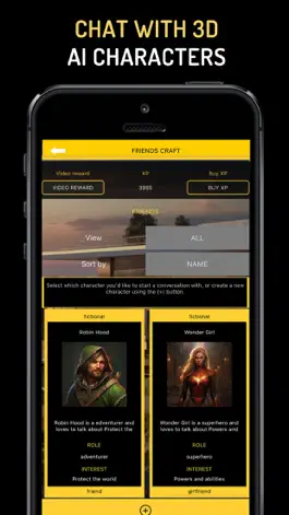 Game screenshot Friends Craft: AI Chat & Waifu hack