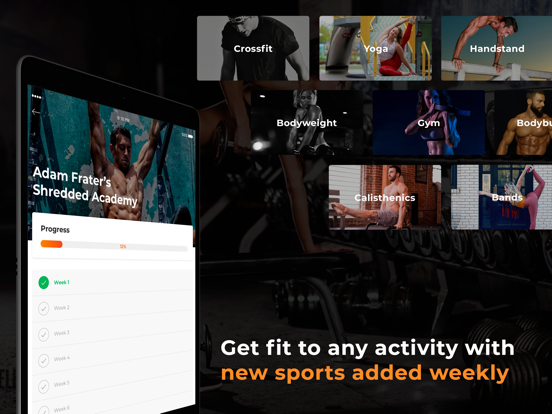 Fit! - the fitness app iPad app afbeelding 3