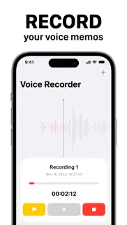 voice recorder & memos iphone screenshot 1