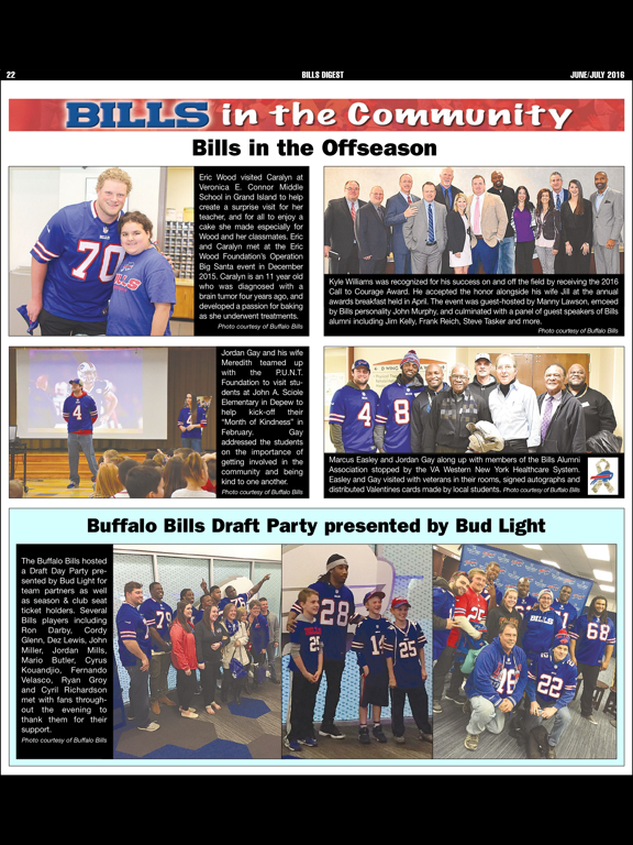 Bills Digest iPad screenshot 4 - Sports app