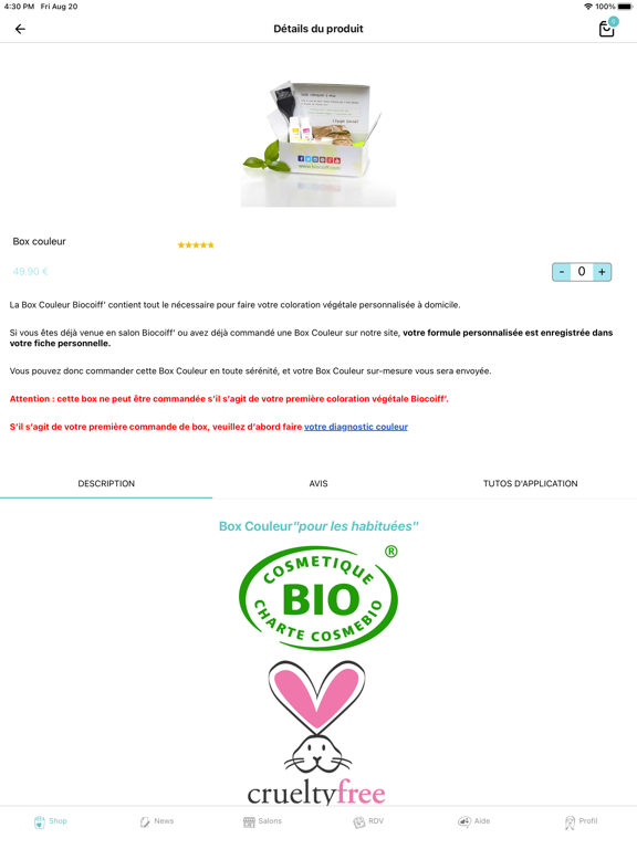Screenshot #5 pour Biocoiff'