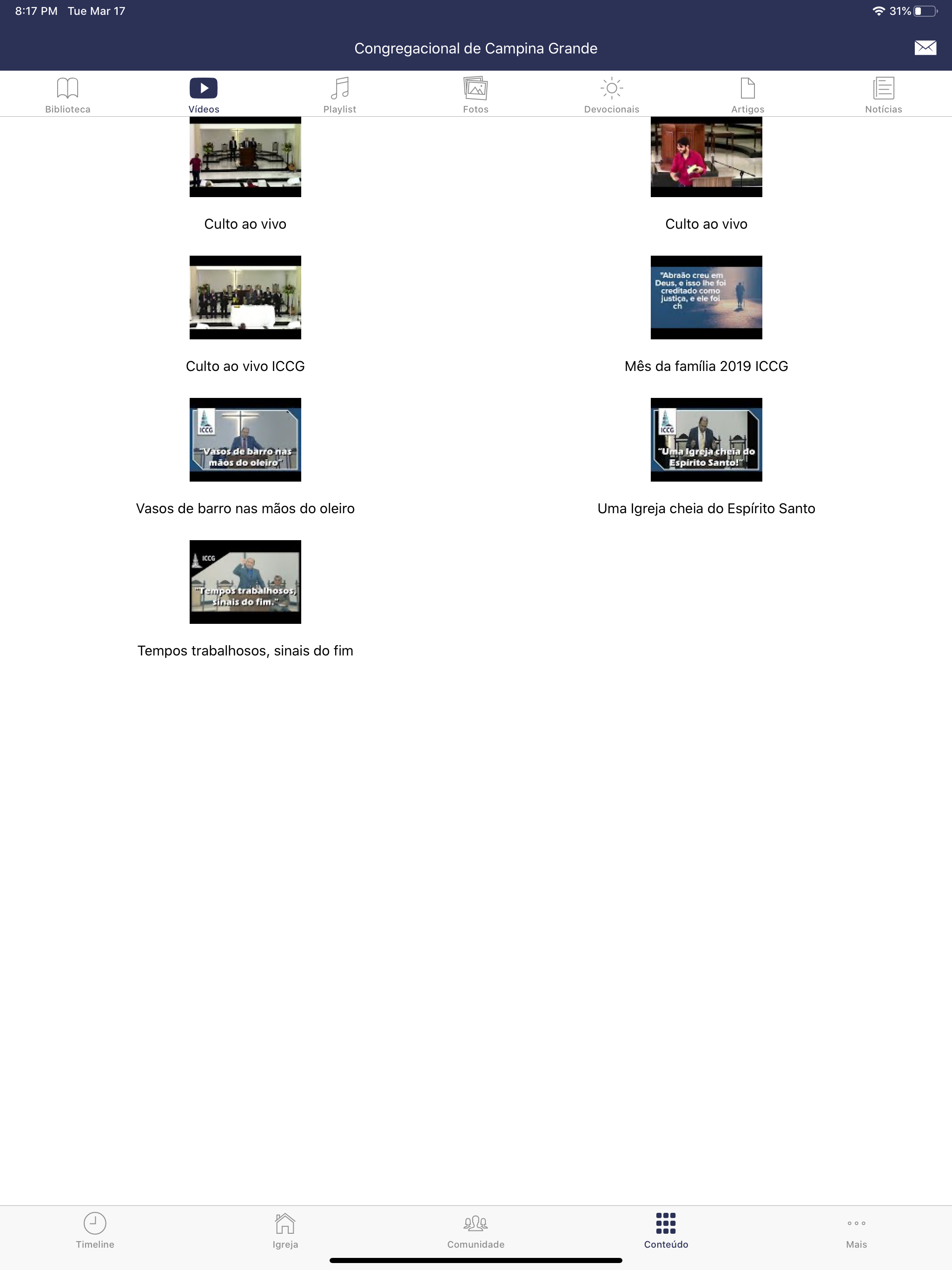 Congregacional Campina Grande screenshot 9