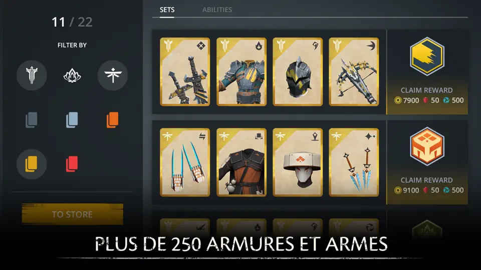 Capture d'écran de Shadow Fight 3 - Combat RPG sur iPhone 4
