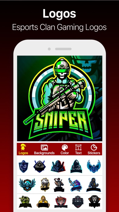 Logo Gamer Esport Gaming Maker Screenshot