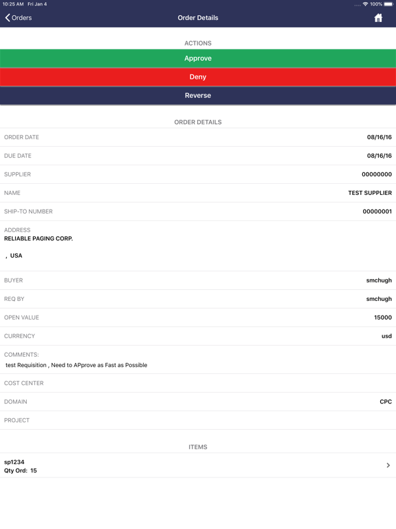 Screenshot #6 pour Purchasing Desk 6