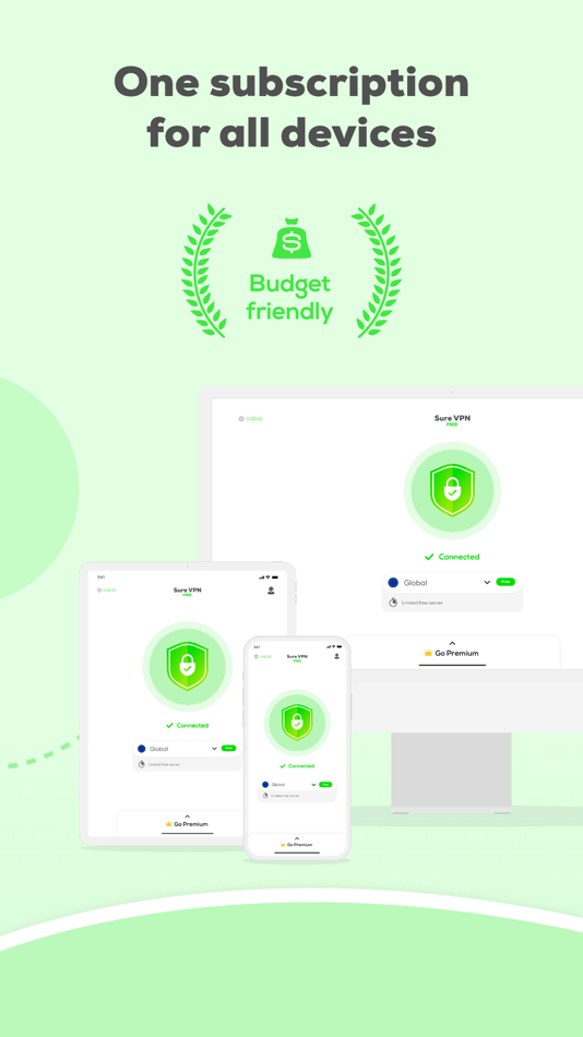 #5. SureVPN: Fast & Secure VPN (macOS) Podle: SureVPN s.r.o.