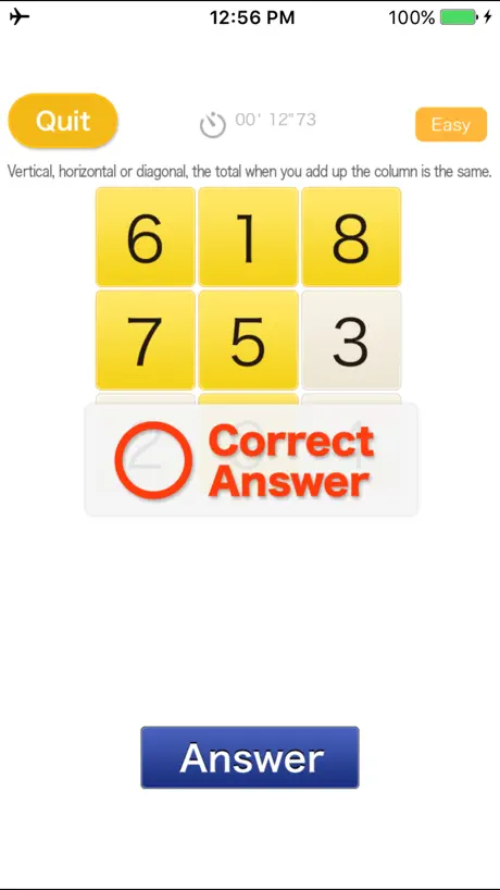 Magic square (Play & Learn!)