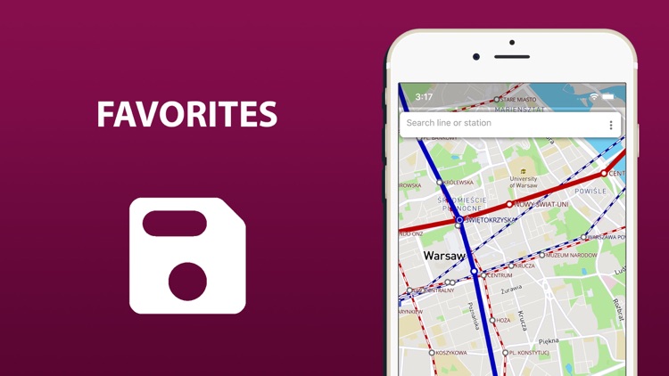 Public transport map Warsaw screenshot-3