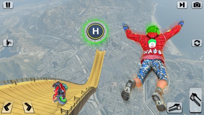 Screenshot #2 pour vélo 360 flip stunt jeu 3d