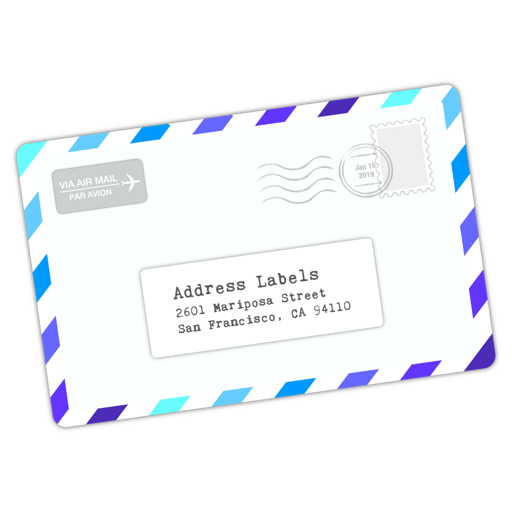 Address Labels by Nobody App Contact