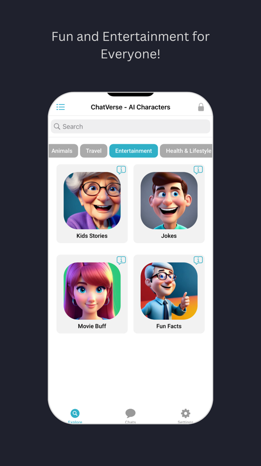 #8. ChatVerse - AI Chat Characters (iOS) 由: Centroid Labs