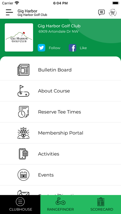 Gig Harbor GC Screenshot