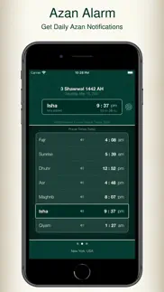 prayer times اوقات الصلاه iphone screenshot 2
