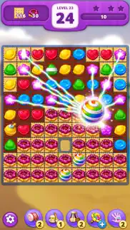 lollipop: sweet taste match3 iphone screenshot 2