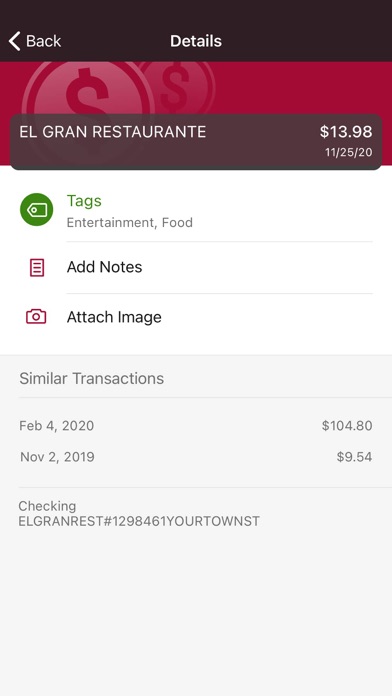 Hawaii National Bank Screenshot