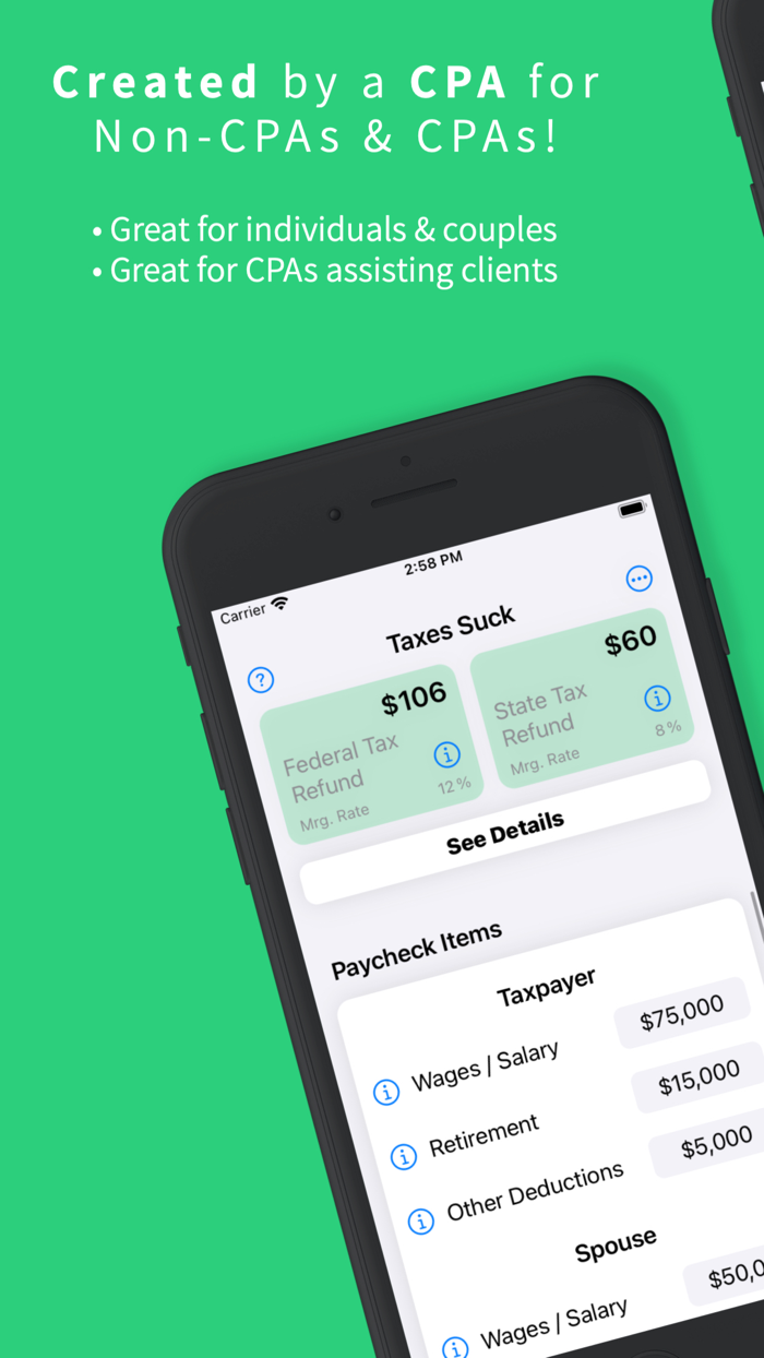 Taxes Suck USA Tax Calculator