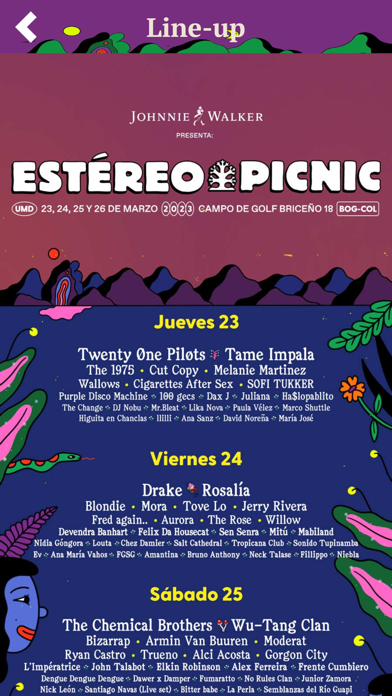 Festival Estéreo Picnic Screenshot