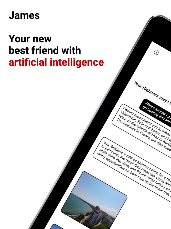 JAMES AI Chat Images Charts