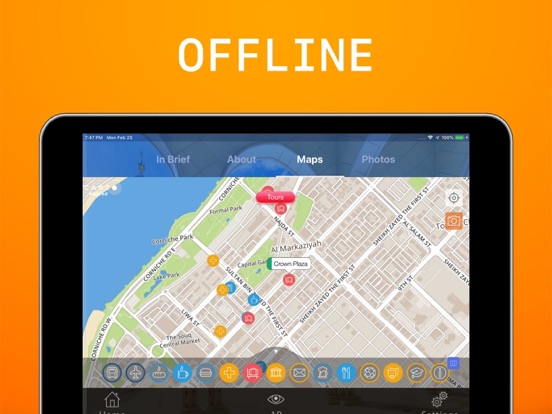 Abu Dhabi Travel Guide . iPad screenshot 4 - Navigation app