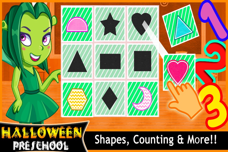 Halloween Monster Kids Games screenshot 2