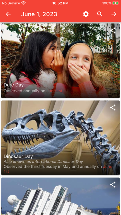 Checkiday - Holiday Calendar Screenshot