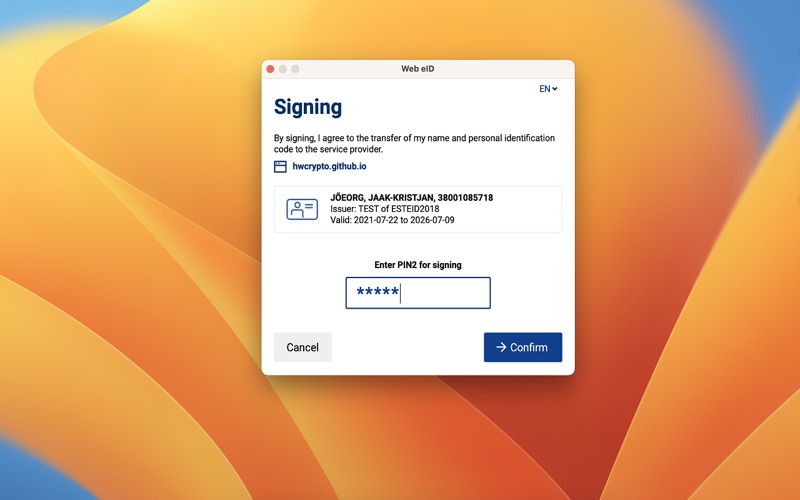 Screenshot #3 pour Web eID