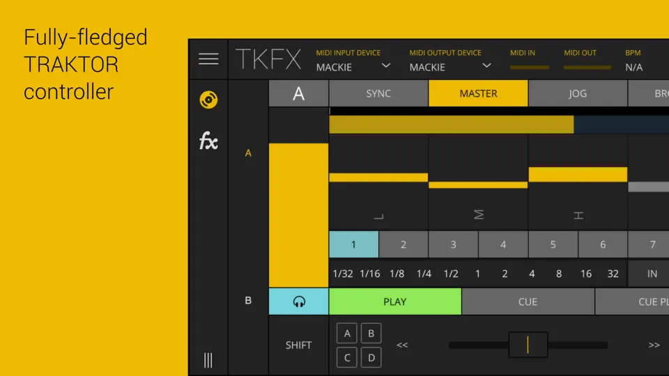TKFX - Traktor Dj Controller iPhone Ekran Görüntüsü 1