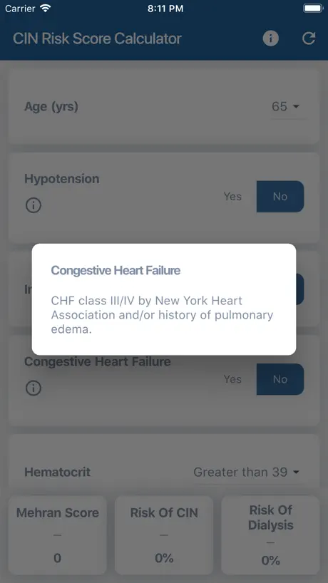 RenalGuard® AKI Calculator