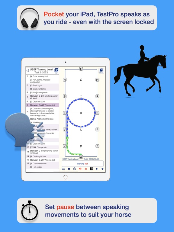 TestPro US Dressage Federationのおすすめ画像3