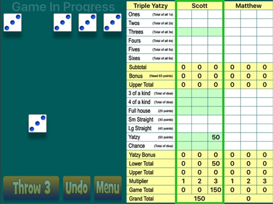 Screenshot #5 pour Best Triple Yatzy Ever