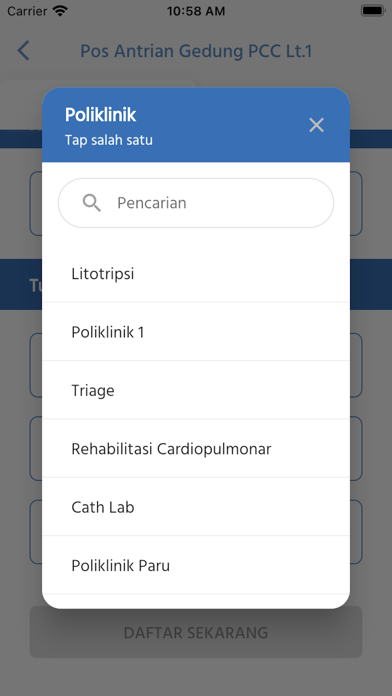 Antrian Online RSWS Screenshot