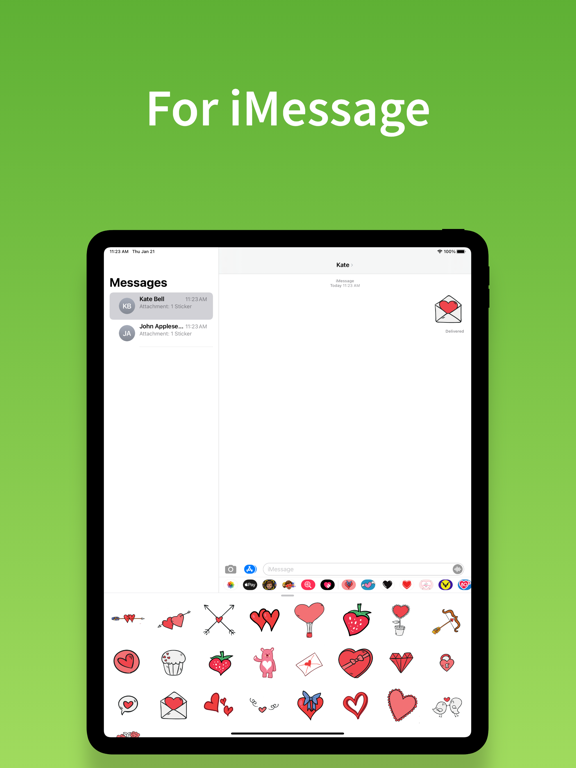 Screenshot #6 pour Stickers Saint Valentin emoji