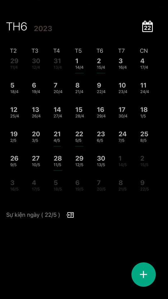 #2. Lịch - lịch việt (iOS) 由: TRAN PHU
