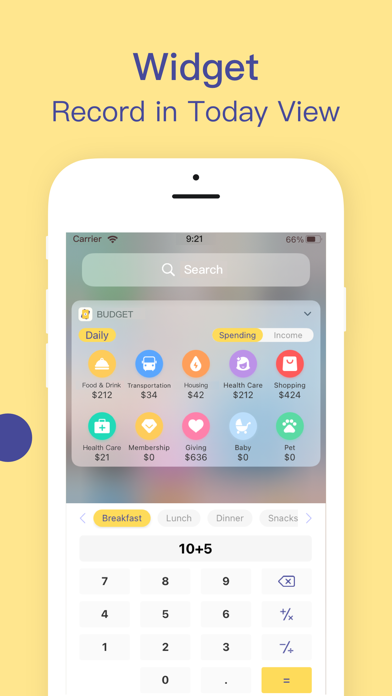 Budget App - Spending Tracker Screenshot