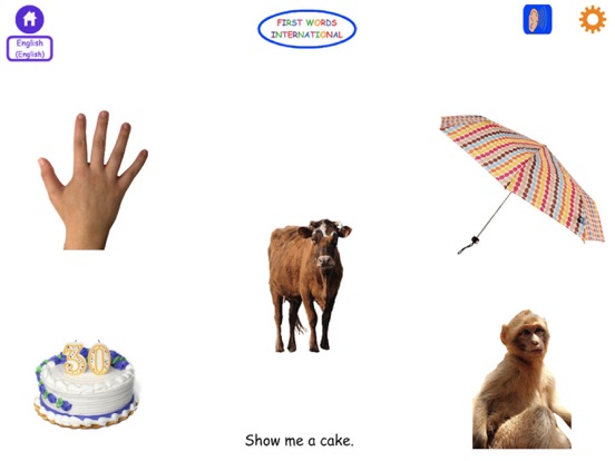 First Words Int. Home HD iPad app afbeelding 4