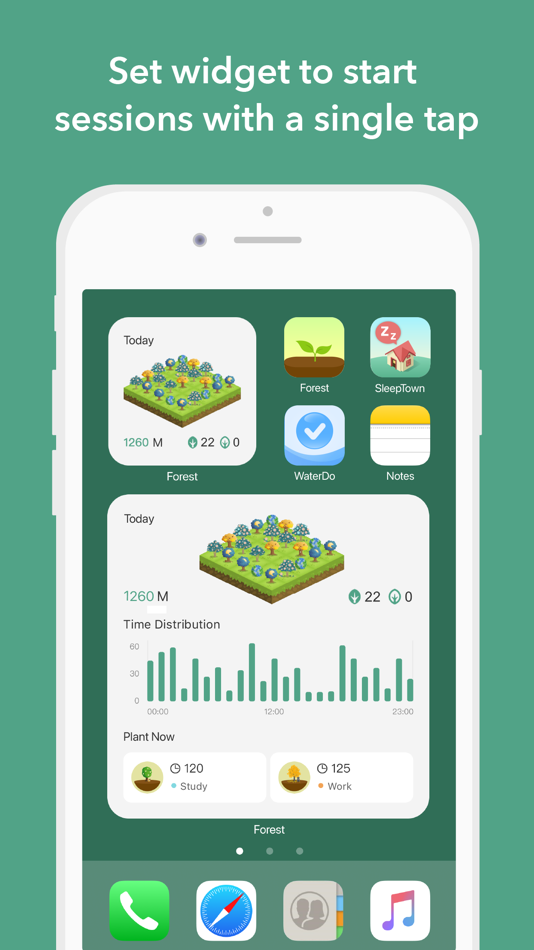 #9. Forest: Focus for Productivity (iOS) Podle: SEEKRTECH CO., LTD.