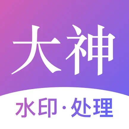 大神水印-视频图片水印处理大师 Читы