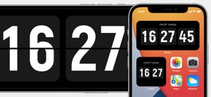 Flip clock - no ads screenshot #2 for iPhone