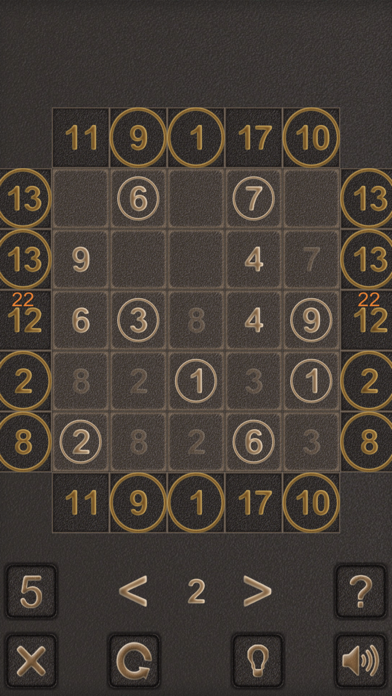 Numbers Sigma Puzzle Screenshot