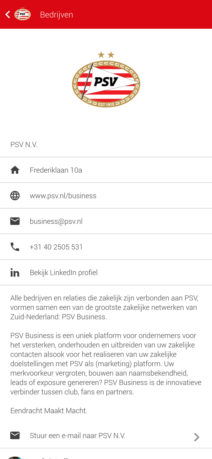 PSV Business