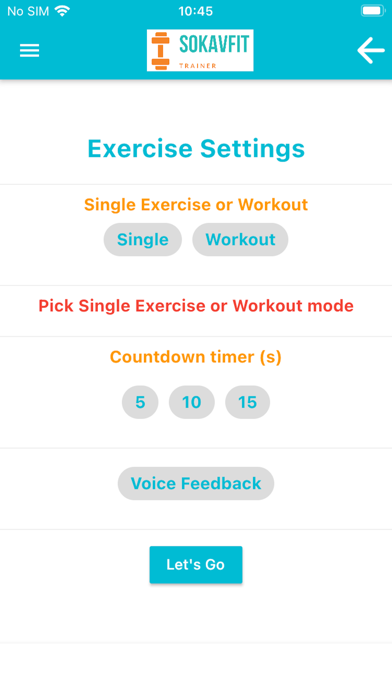 sokavfittrainer Screenshot