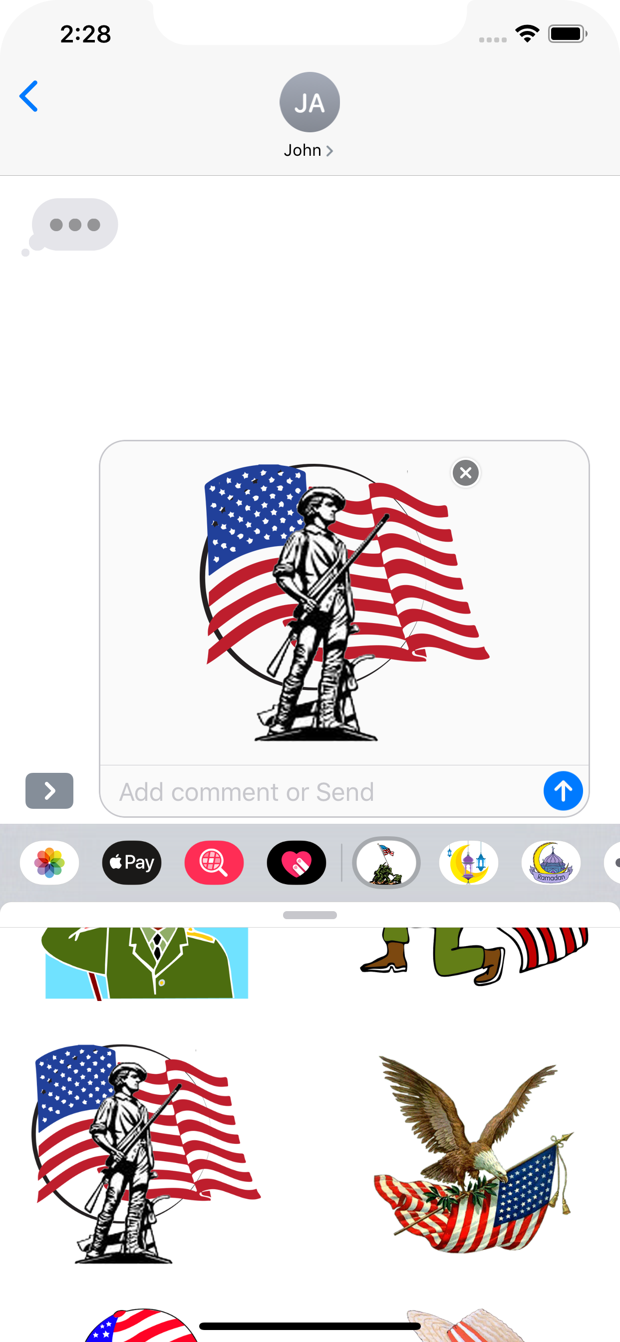 Memorial Day HD Stickers