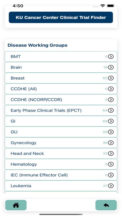 KUCC Clinical Trial Finder